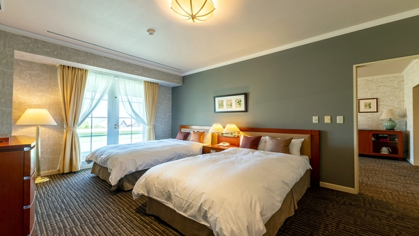 【禁煙】砺波平野を望む当ホテルで一番いいお部屋（57平米）